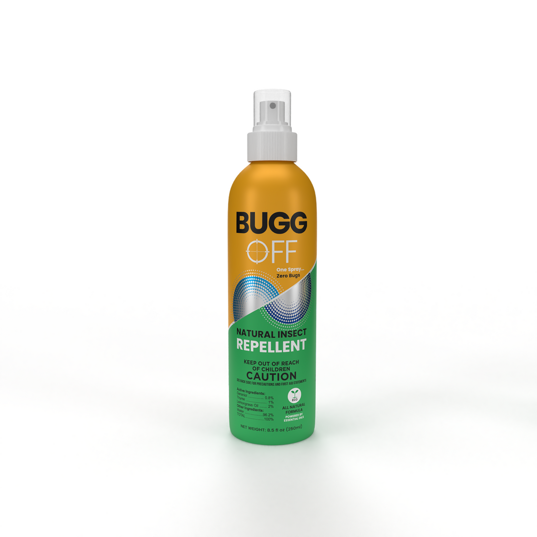 All Natural Mosquito, Gnats & Tick Spray Repellent Oil (DEET FREE)