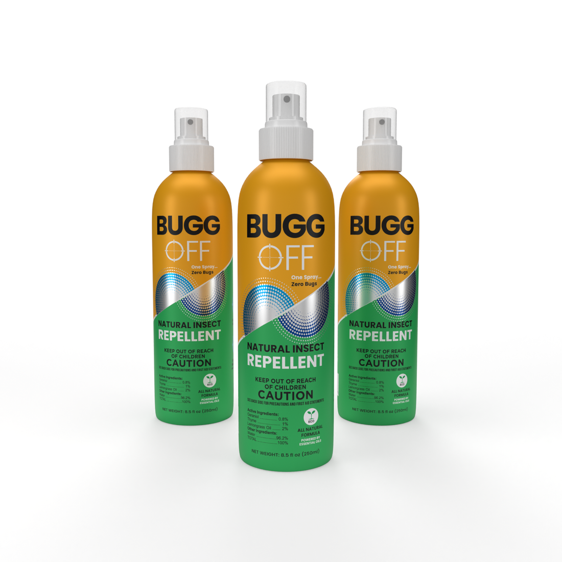 All Natural Mosquito, Gnats & Tick Spray Repellent Oil (DEET FREE)