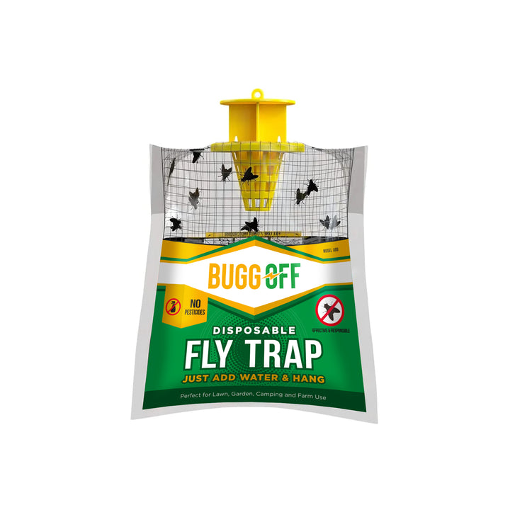 Outdoor Disposable Hanging Fly Traps with Natural Pre-Bait, 10,000 FLIES!